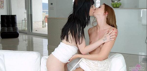  Lesbian sex with Leyla Peachbloom and Charlotte on Sapphic Erotica